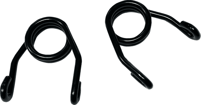 DRAG SPECIALTIES 0820-0240 Torsion Seat Springs - Black - 3"