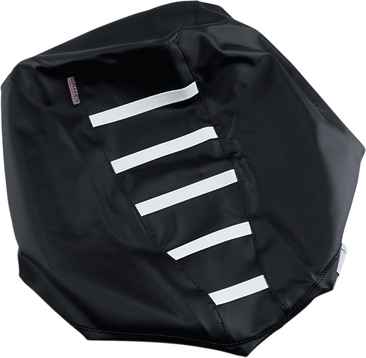 PARTS UNLIMITED 0821-2898 Ribbed Seat Cover - Black/White - Arctic Cat