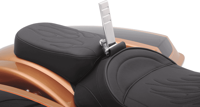 DRAG SPECIALTIES SEATS 0822-0133 EZ Glide II Backrest - Small - Solar Reflective Leather - Smooth — image 3 of 4