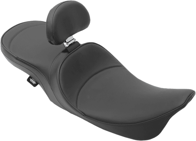 DRAG SPECIALTIES SEATS 0822-0133 EZ Glide II Backrest - Small - Solar Reflective Leather - Smooth — image 2 of 4