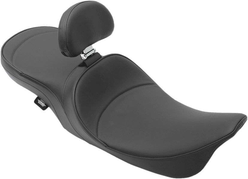 DRAG SPECIALTIES SEATS 0822-0133 EZ Glide II Backrest - Small - Solar Reflective Leather - Smooth — image 2 of 4