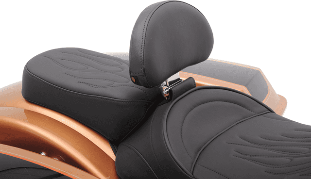 DRAG SPECIALTIES SEATS 0822-0133 EZ Glide II Backrest - Small - Solar Reflective Leather - Smooth — image 4 of 4
