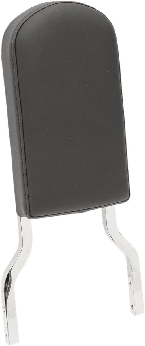 DRAG SPECIALTIES SEATS 0822-0298 Sissy Bar Pad - Tall - Smooth - Solar Reflective Leather Top Stitch - 2" Thick