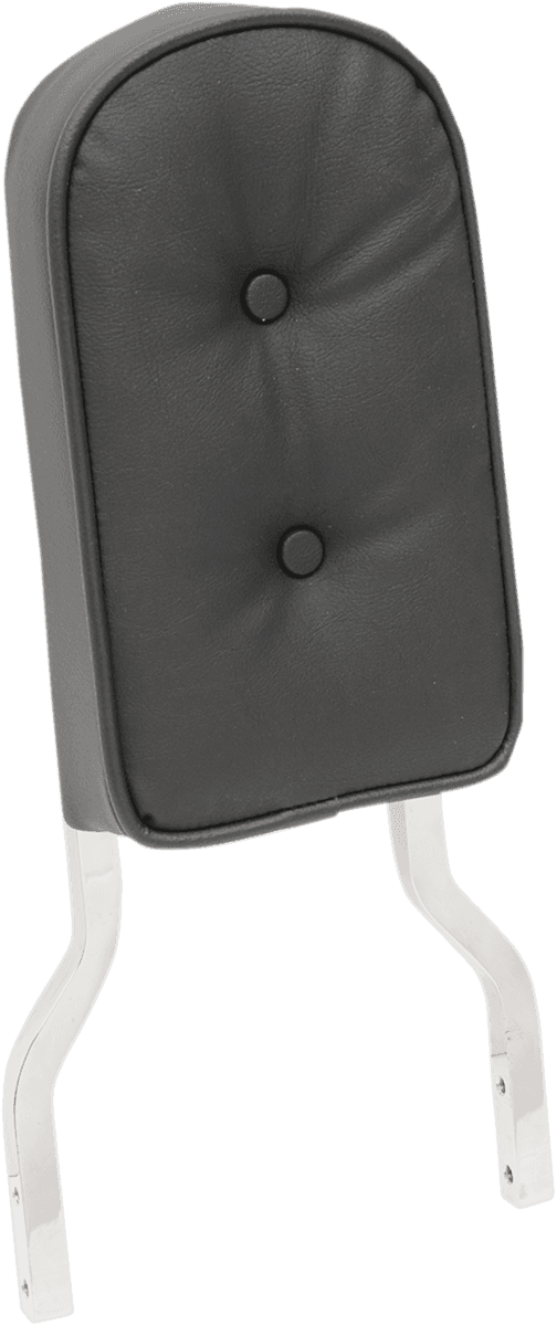 DRAG SPECIALTIES SEATS 0822-0300 Sissy Bar Pad - Tall - Pillow - Black Piping - 2" Thick