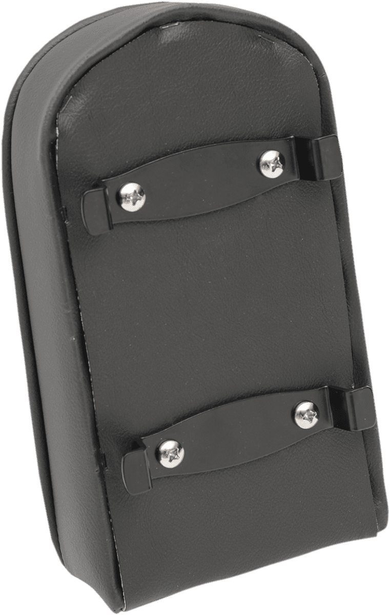 DRAG SPECIALTIES SEATS 0822-0300 Sissy Bar Pad - Tall - Pillow - Black Piping - 2" Thick — image 2 of 3