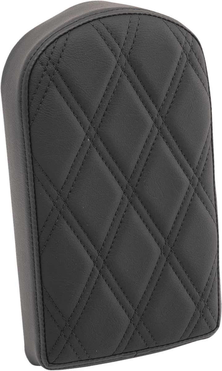 DRAG SPECIALTIES SEATS 0822-0440 Sissy Bar Pad - Double Diamond - Black - Tall - 2" Thick