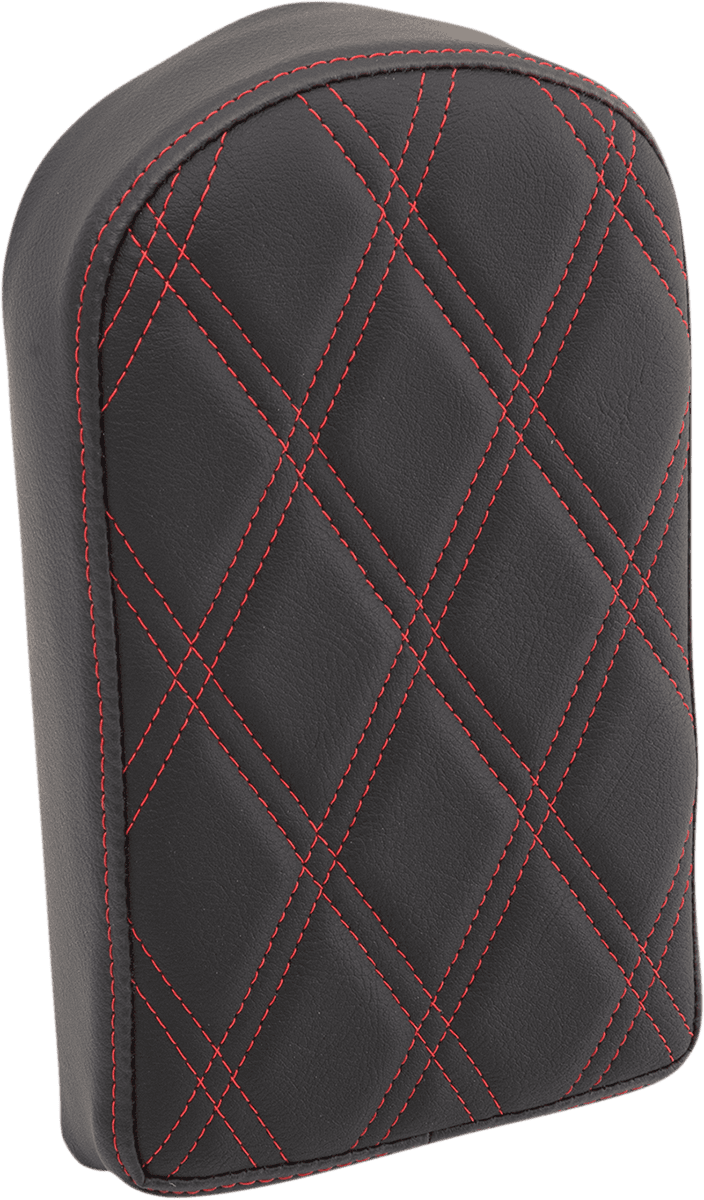 DRAG SPECIALTIES SEATS 0822-0442 Sissy Bar Pad - Double Diamond - Red - Tall - 2" Thick