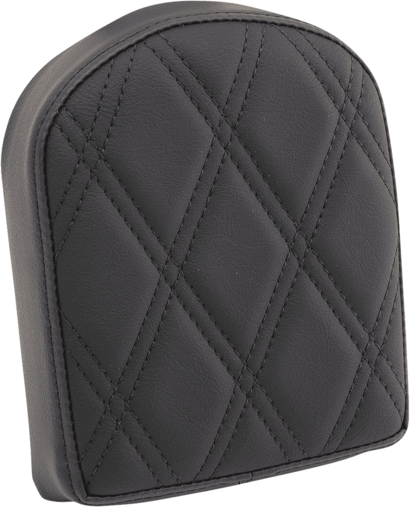 DRAG SPECIALTIES SEATS 0822-0443 Sissy Bar Pad - Double Diamond - Black - Short - 2" Thick