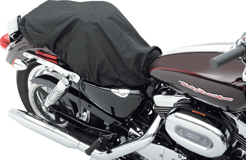 DRAG SPECIALTIES SEATS 0822-0460 EZ Glide II™ Convertible Backrest - Solar Reflective - with Pouch and Rain Cover — image 3 of 5
