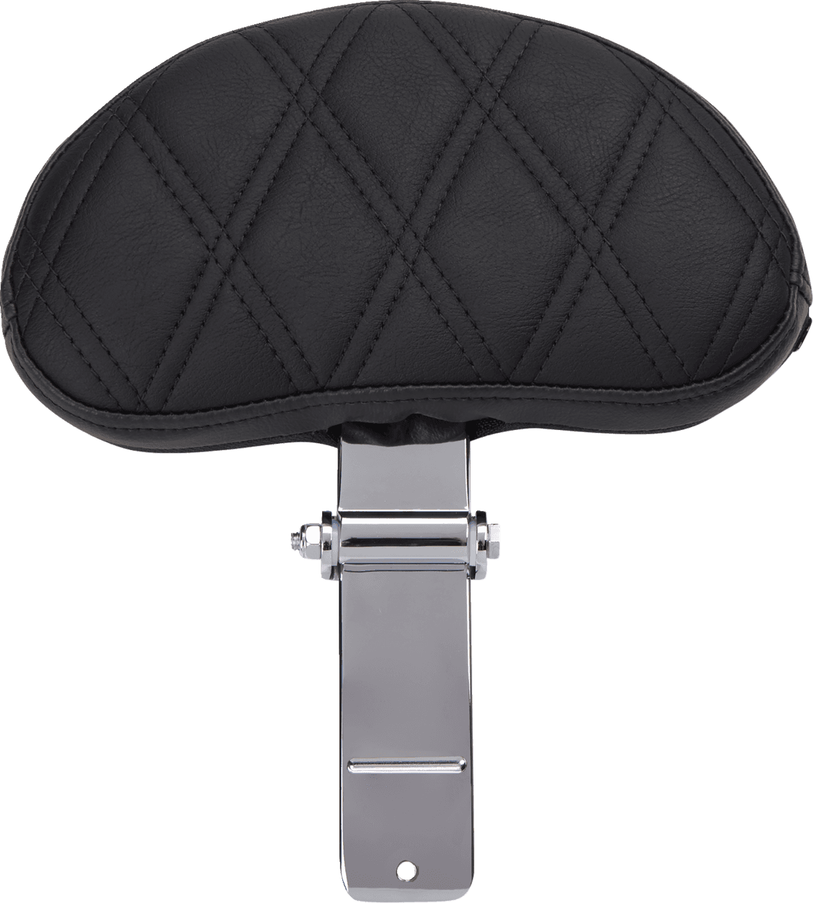 DRAG SPECIALTIES SEATS 0822-0537 EZ Glide II Backrest - Small - Vinyl - Double Diamond Black Stitch