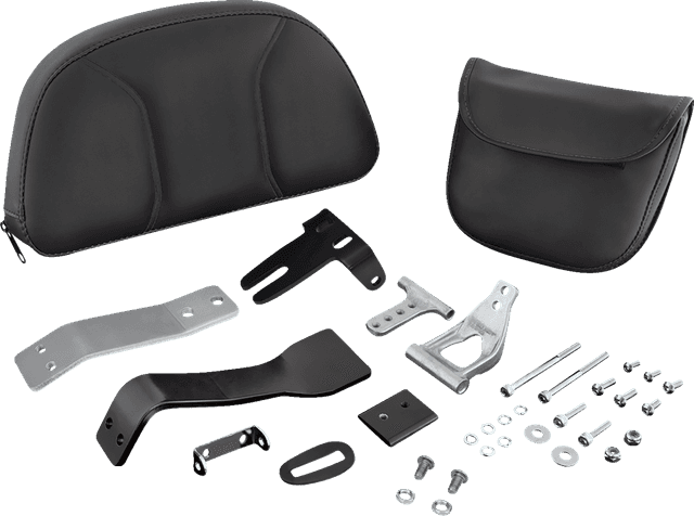 SHOW CHROME 0822-0539 Grande Backrest - Driver - Black - Can-Am RT '10-'19 — image 1 of 6