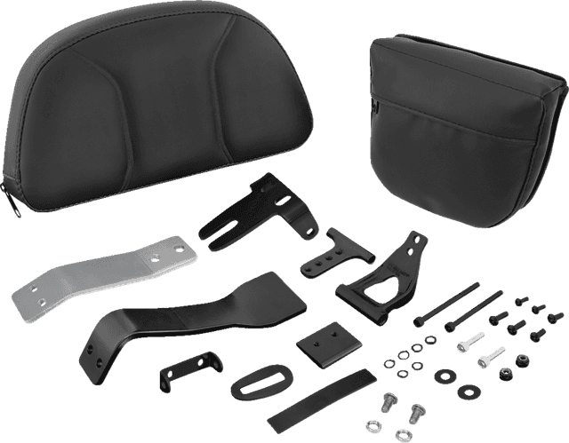 SHOW CHROME 0822-0539 Grande Backrest - Driver - Black - Can-Am RT '10-'19 — image 6 of 6
