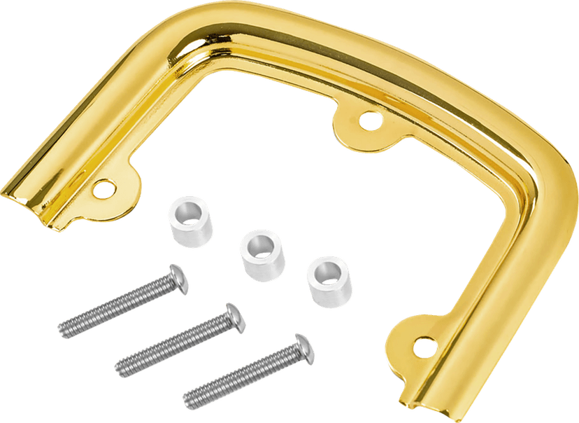 SADDLEMEN 0822-0624 Sissy Bar Pad Bracket - Gold — image 1 of 5