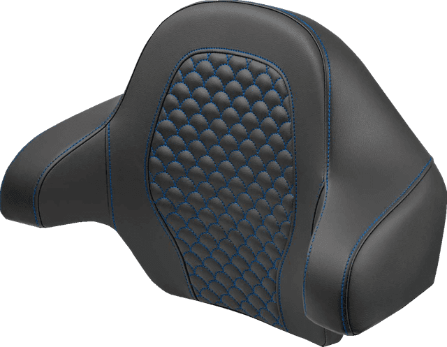 SADDLEMEN 0822-0625 Tour Pak - Dragon Scale - Blue Stitch - FLH/FLT '14-'24