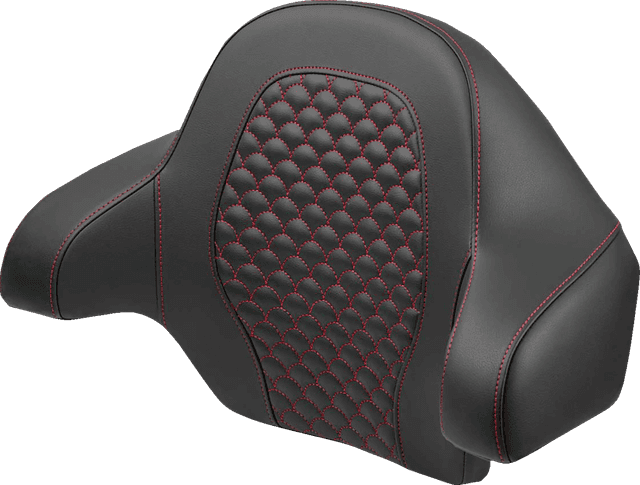 SADDLEMEN 0822-0628 Tour Pak - Dragon Scale - Red Stitch - FLH/FLT '14-'24