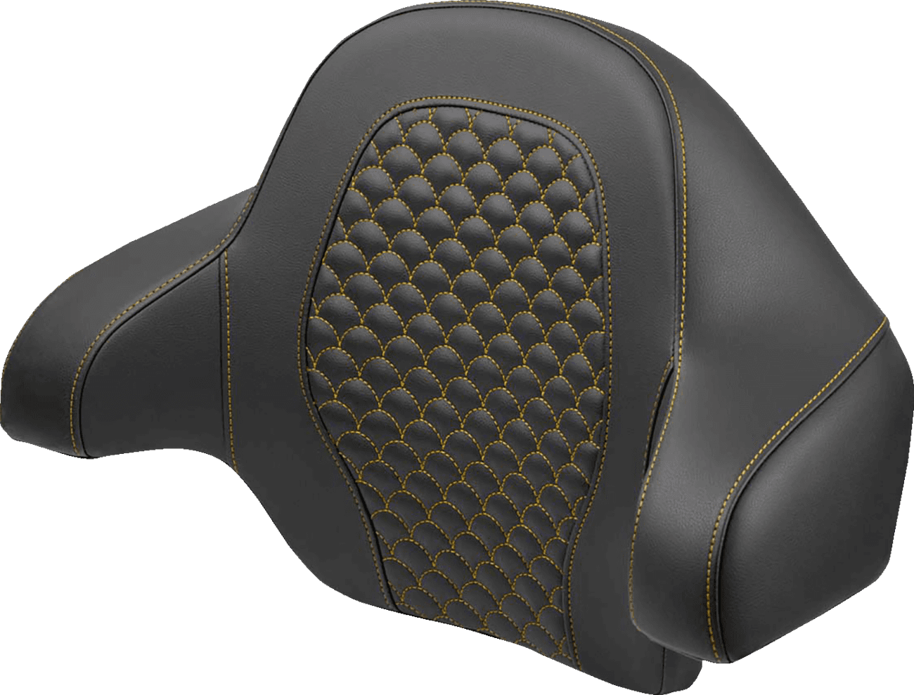 SADDLEMEN 0822-0631 Tour Pak - Dragon Scale - Gold Stitch - FLH/FLT '14-'24