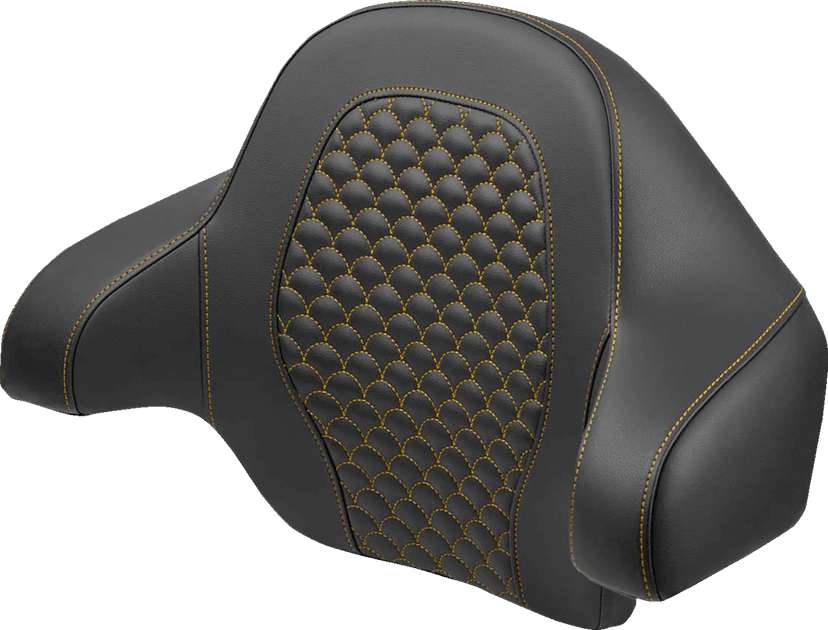 SADDLEMEN 0822-0631 Tour Pak - Dragon Scale - Gold Stitch - FLH/FLT '14-'24