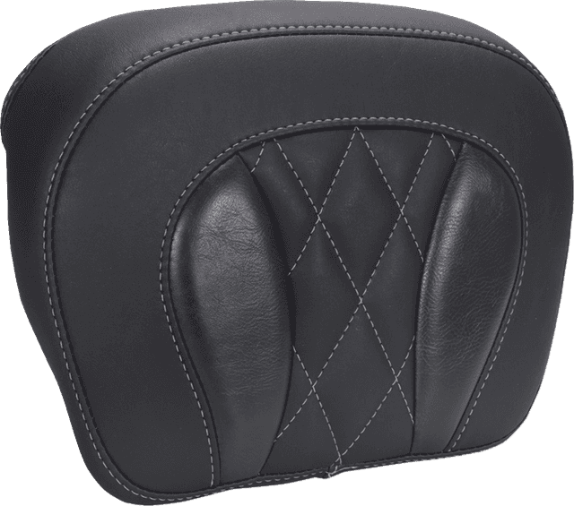 MUSTANG 0822-0642 Chopped Tour-Pak® Pad - Gunmetal Stitching - FLH/FLT '23-'25 — image 1 of 2