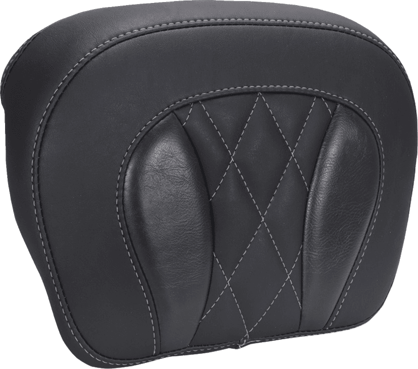 MUSTANG 0822-0642 Chopped Tour-Pak® Pad - Gunmetal Stitching - FLH/FLT '23-'25 — image 1 of 2