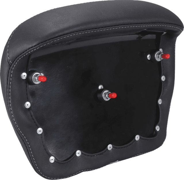 MUSTANG 0822-0642 Chopped Tour-Pak® Pad - Gunmetal Stitching - FLH/FLT '23-'25 — image 2 of 2