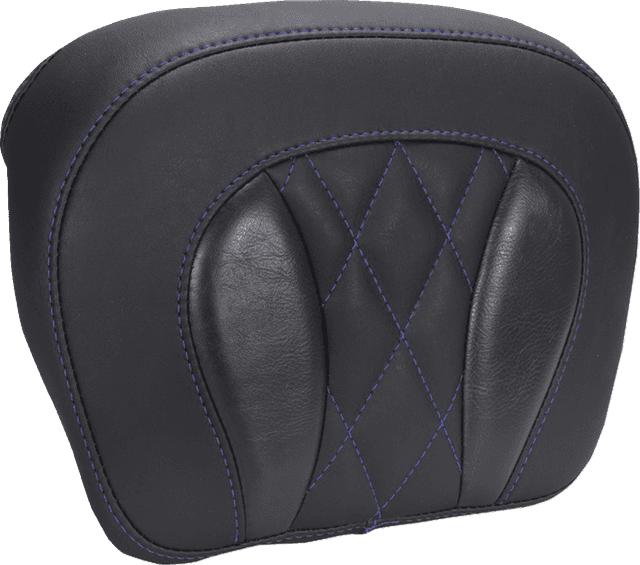 MUSTANG 0822-0644 Chopped Tour-Pak® Pad - Sky Blue Stitching - FLH/FLT '23-'25 — image 1 of 2