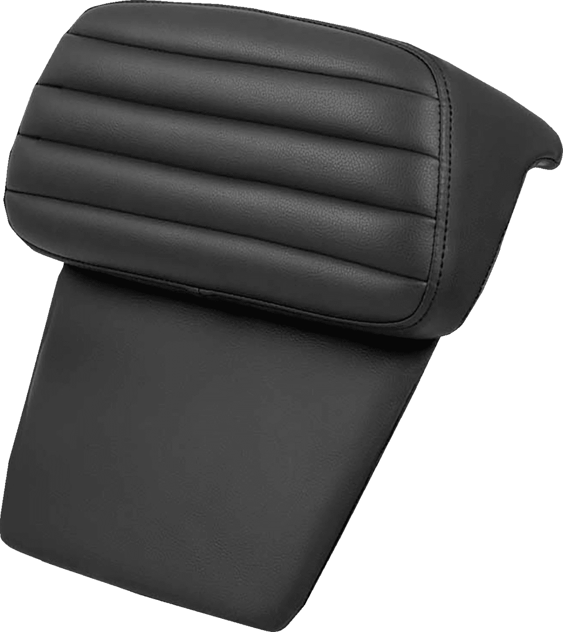 SADDLEMEN 0822-0655 Chopped Tour Pak Backrest Pad - Tuck-n-Roll - FLH/FLT '14-'25