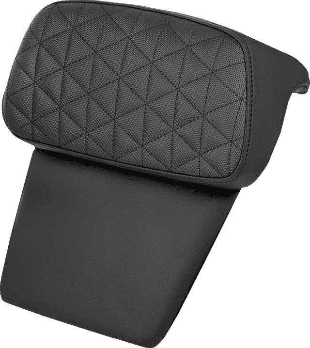 SADDLEMEN 0822-0656 Chopped Tour Pak Backrest Pad - Tri-Gripper - FLH/FLT '14-'25