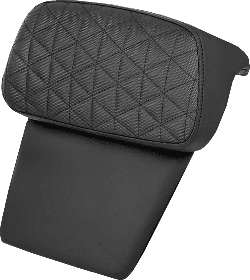 SADDLEMEN 0822-0656 Chopped Tour Pak Backrest Pad - Tri-Gripper - FLH/FLT '14-'25