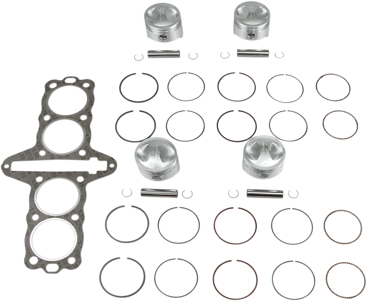 WISECO 0903-0158 Piston Kit with Gasket - 69.00 mm - Kawasaki