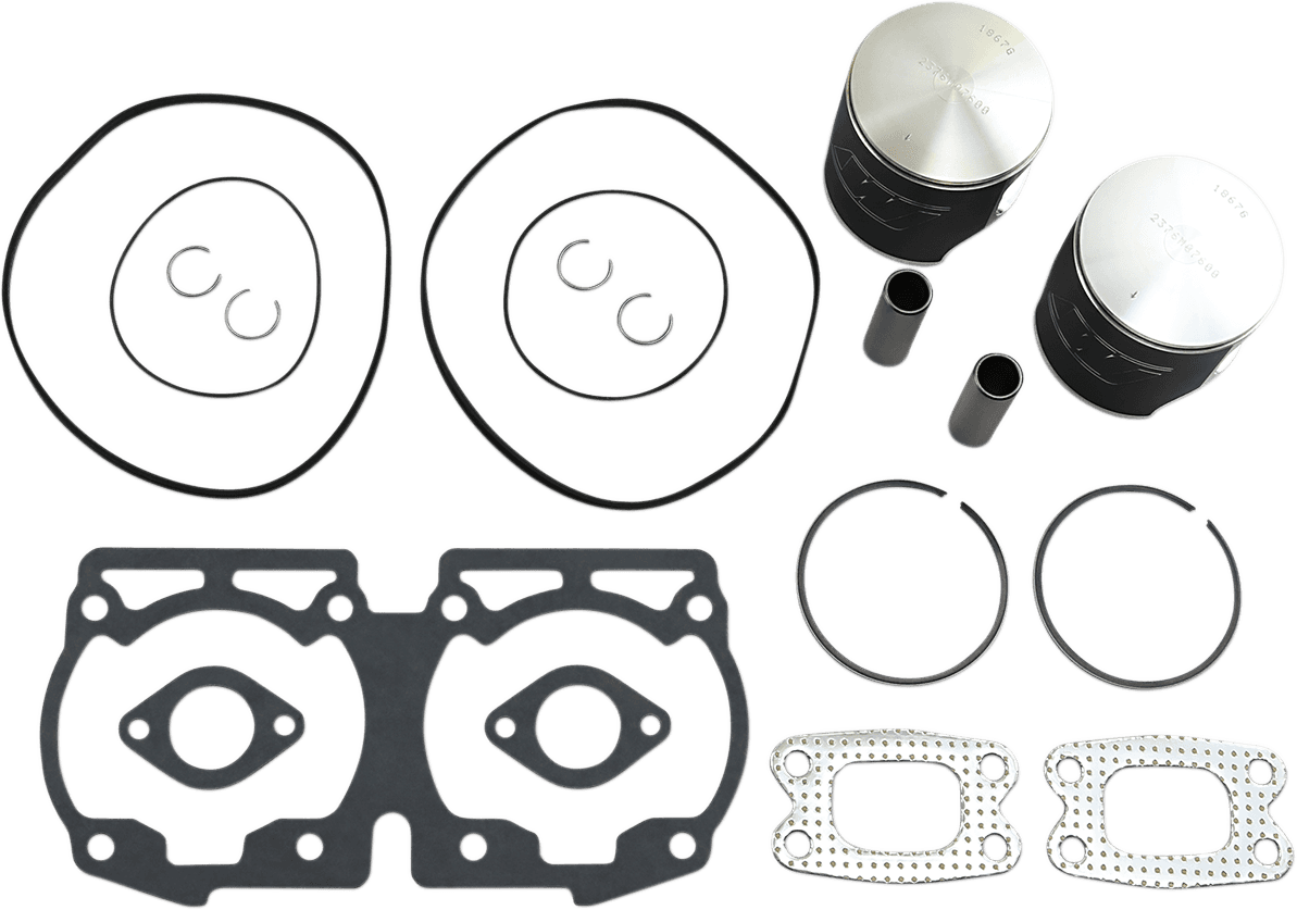 WISECO 0903-1198 Piston Kit with Gaskets - 76.00 mm - 582 Engine Type - Ski-Doo