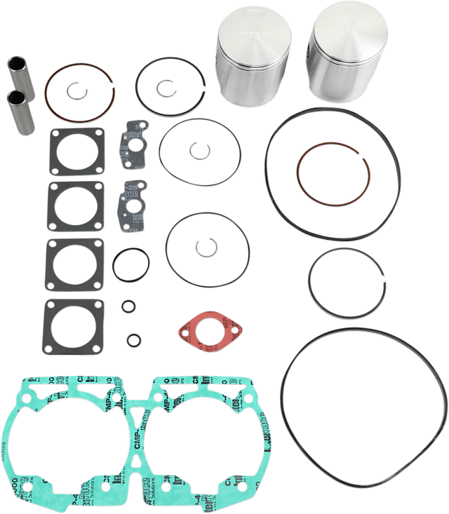 WISECO 0903-1231 Piston Kit with Gaskets - 79.00 mm - 670 H.O. Engine Type - Ski-Doo