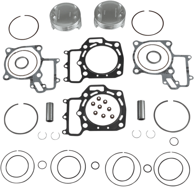 WISECO 0903-1281 Piston Kit with Gaskets - 87.00 mm - Kawasaki