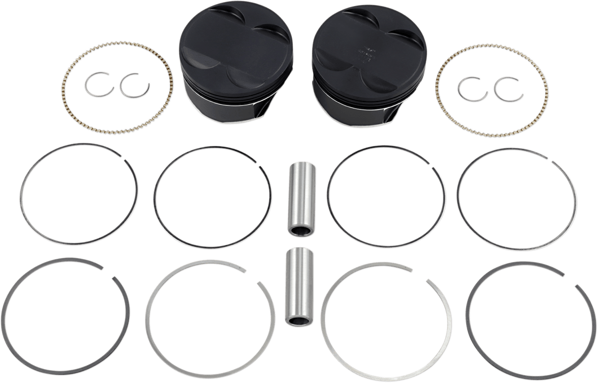 WISECO 0903-1552 Piston Kit - 4.080" Bore - 114 CI - 107" M8