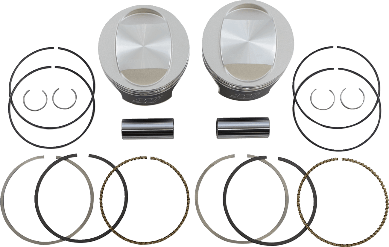 WISECO 0903-1558 Tracker™ Series Piston Kit - 3.875" - 88 Cubic Inch Bored to 95 Cubic Inch - Standard - Twin Cam