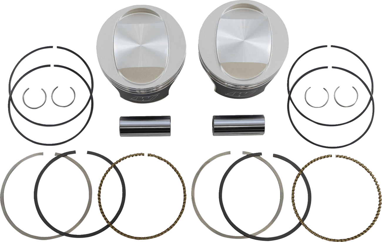 WISECO 0903-1558 Tracker™ Series Piston Kit - 3.875" - 88 Cubic Inch Bored to 95 Cubic Inch - Standard - Twin Cam