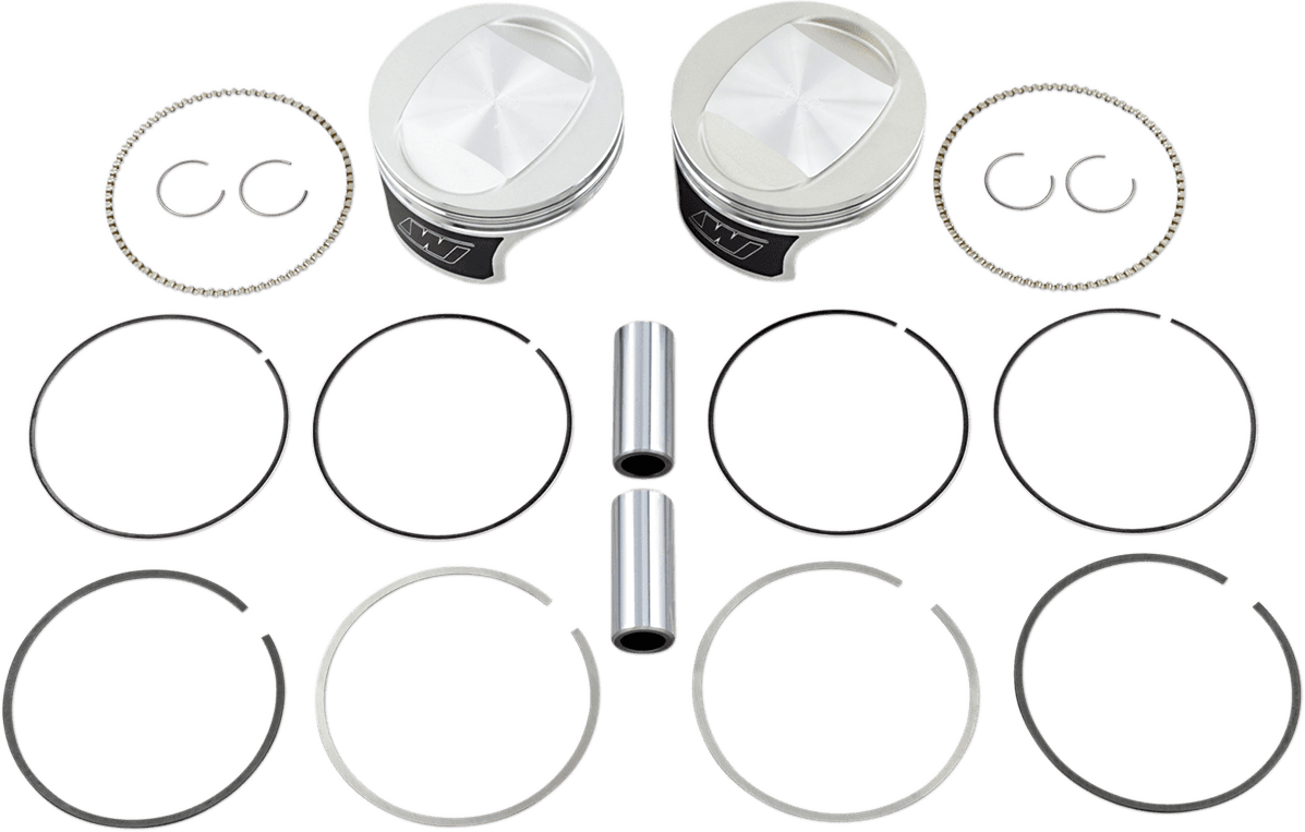 WISECO 0903-1560 Tracker™ Series Piston Kit - 3.895" - 88 Cubic Inch Bored to 95 Cubic Inch - +0.020" - Twin Cam