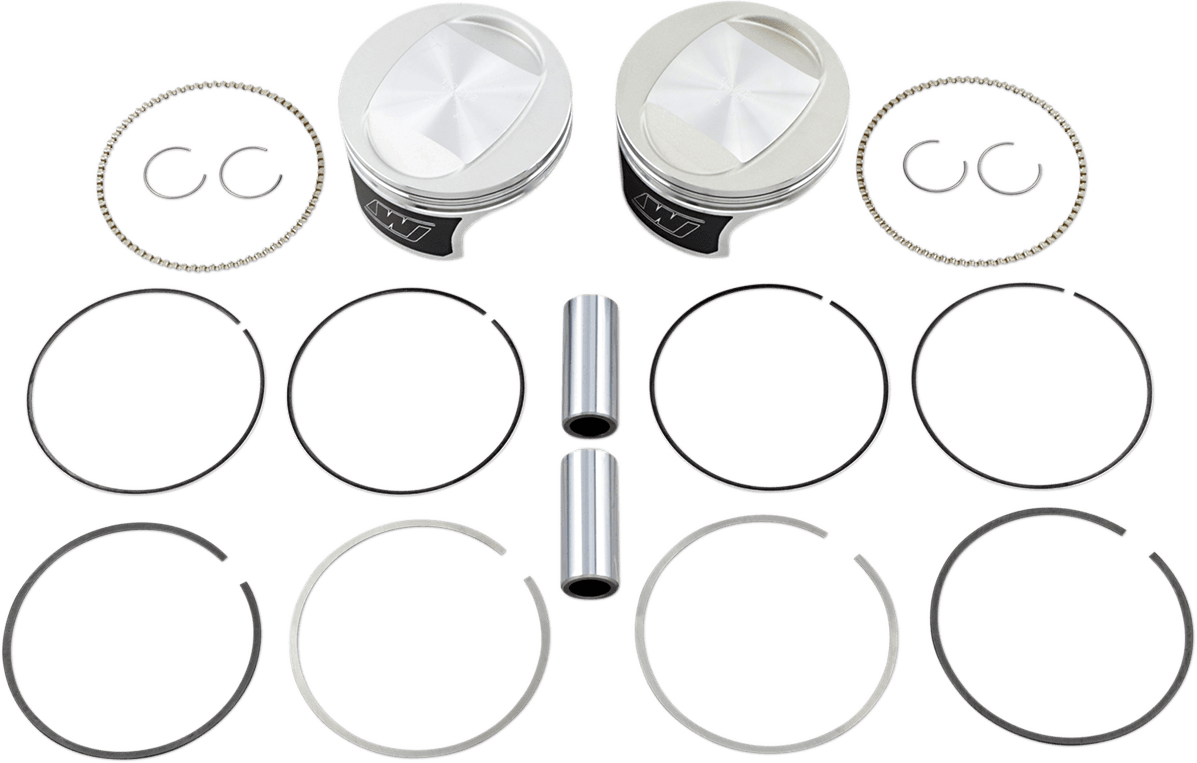 WISECO 0903-1560 Tracker™ Series Piston Kit - 3.895" - 88 Cubic Inch Bored to 95 Cubic Inch - +0.020" - Twin Cam