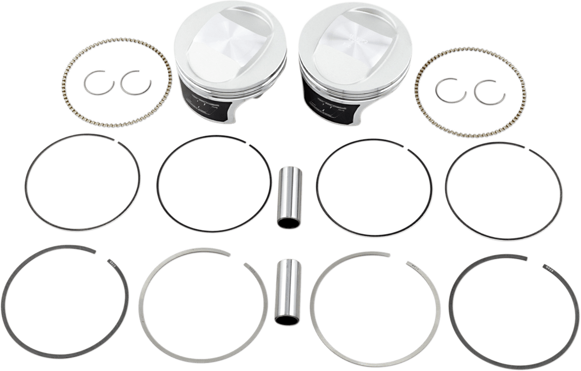 WISECO 0903-1563 Tracker™ Series Piston Kit - 3.895" - 88 Cubic Inch Bored to 95 Cubic Inch - +0.020" - Twin Cam