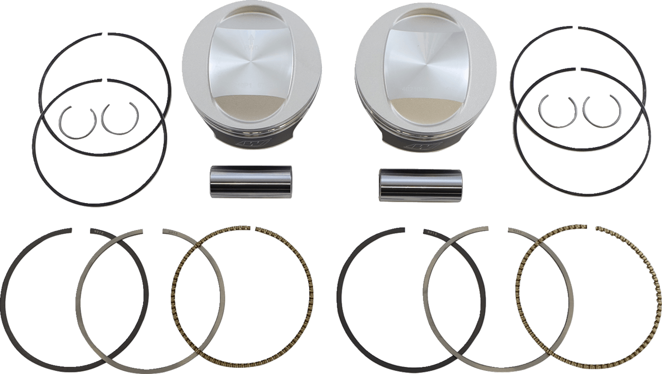 WISECO 0903-1566 Tracker™ Series Piston Kit - 3.885" - 96 Cubic Inch Bored to 103 Cubic Inch - +0.010" - Twin Cam