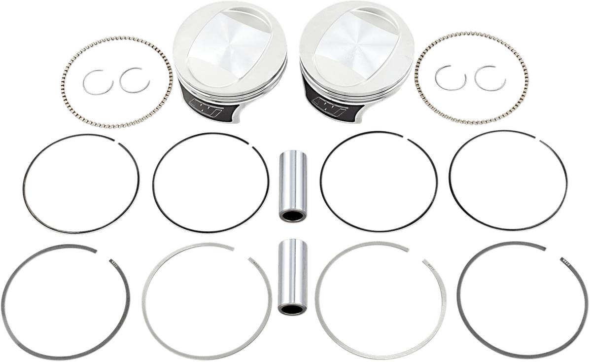WISECO 0903-1567 Tracker™ Series Piston Kit - 3.895" - 96 Cubic Inch Bored to 103 Cubic Inch - +0.020" - Twin Cam