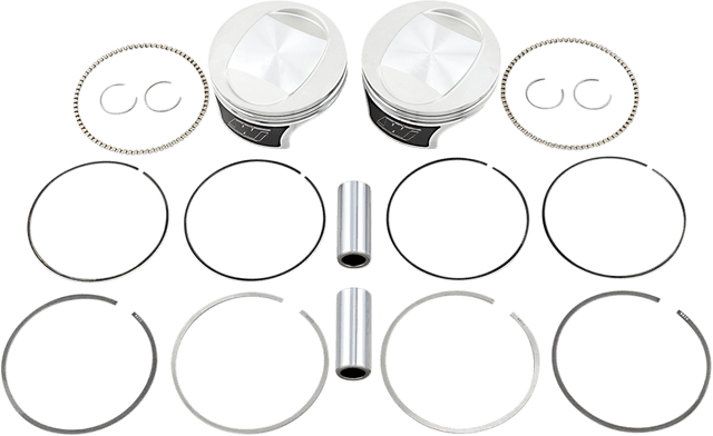 WISECO 0903-1567 Tracker™ Series Piston Kit - 3.895" - 96 Cubic Inch Bored to 103 Cubic Inch - +0.020" - Twin Cam