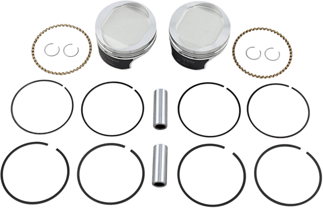 WISECO 0903-1572 Tracker™ Series Piston Kit - 3.498" - 883 cc Bored to 1200 cc - Standard - 883 XL