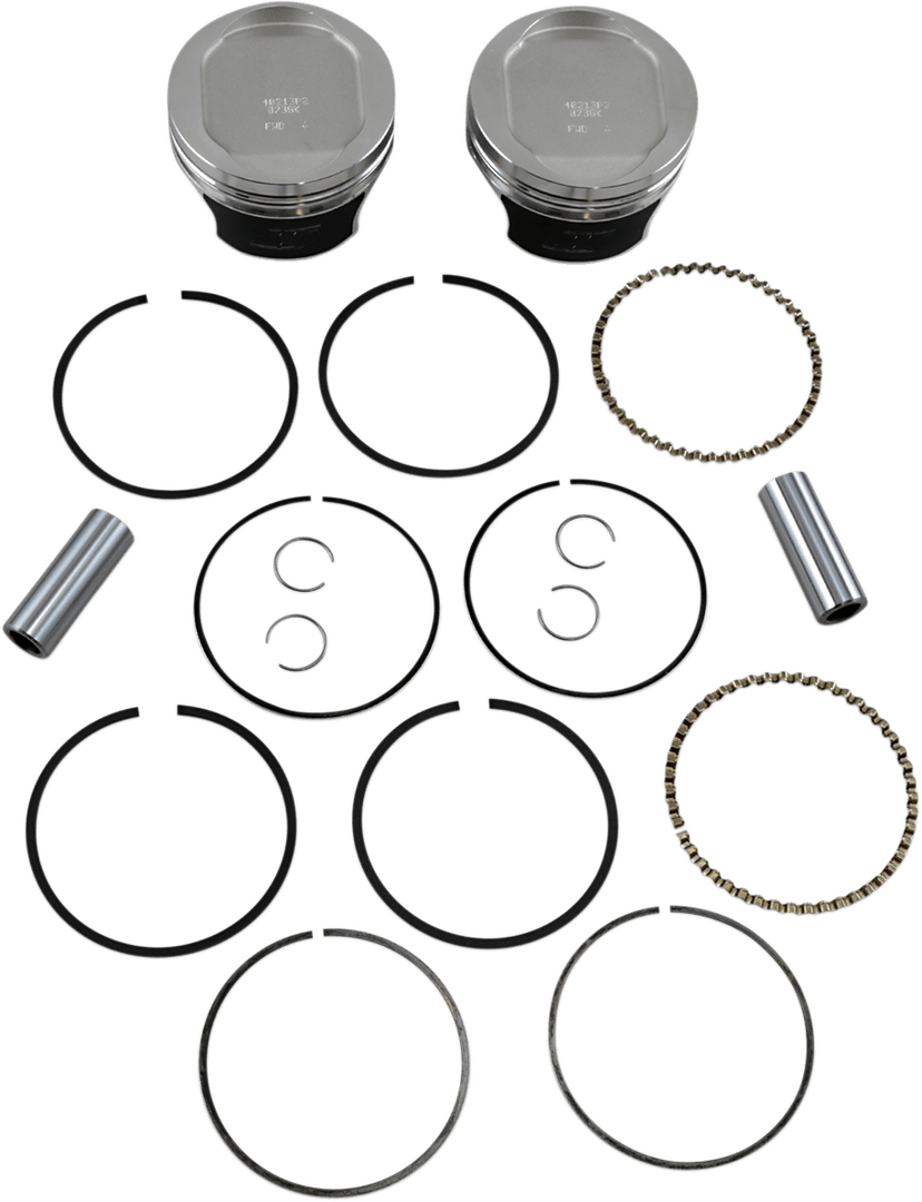 WISECO 0903-1574 Tracker™ Series Piston Kit - 3.518" - 883 cc Bored to 1200 cc - +0.020" - 883 XL