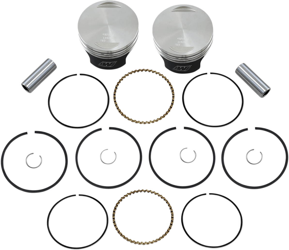 WISECO 0903-1576 Tracker™ Series Piston Kit - 3.498"- 1340 cc 80 Cubic Inch - Standard - Evolution