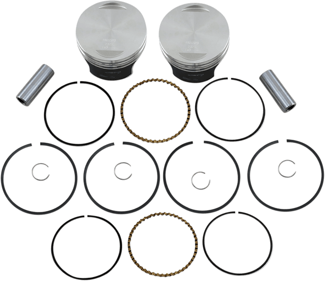 WISECO 0903-1579 Tracker™ Series Piston Kit - 3.528" - 1340 cc 80 Cubic Inch - +0.030" - Evolution