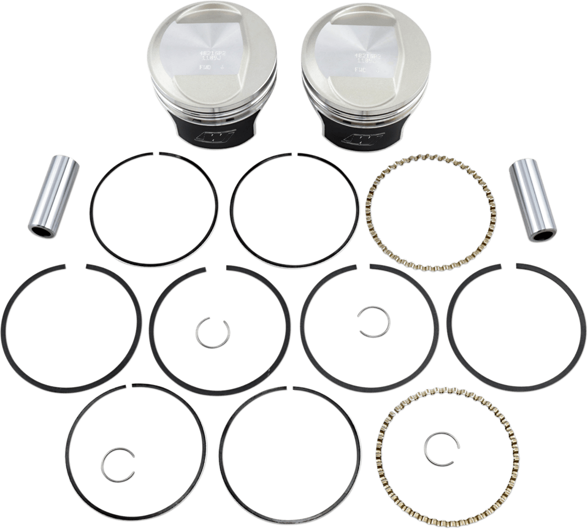 WISECO 0903-1582 Tracker™ Series Piston Kit - 3.518"- 1340 cc 80 Cubic Inch - +0.020" - Evolution