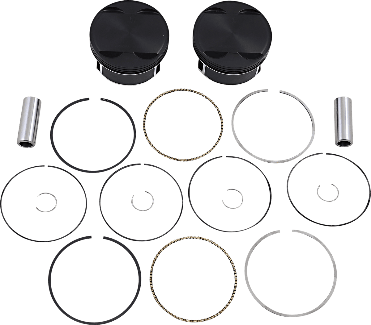 WISECO 0903-1680 Piston Kit - 4.135" Bore - 121 CI - 114"/117" M8