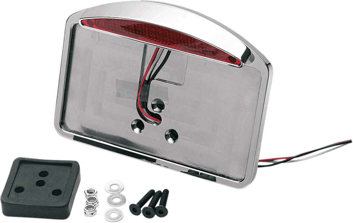 DRAG SPECIALTIES 0906-6040 License Plate Mount - Half-Moon - Harley-Davidson®