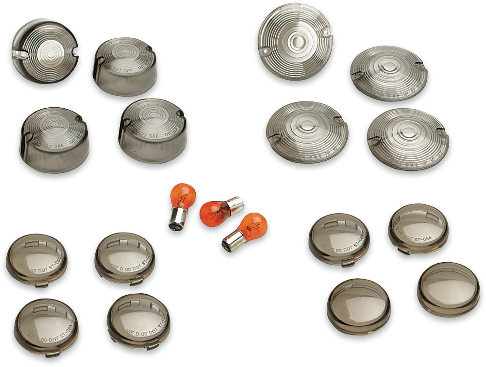 DRAG SPECIALTIES 0906-6315 Smoked Lens Kit - '02-'11 VROD