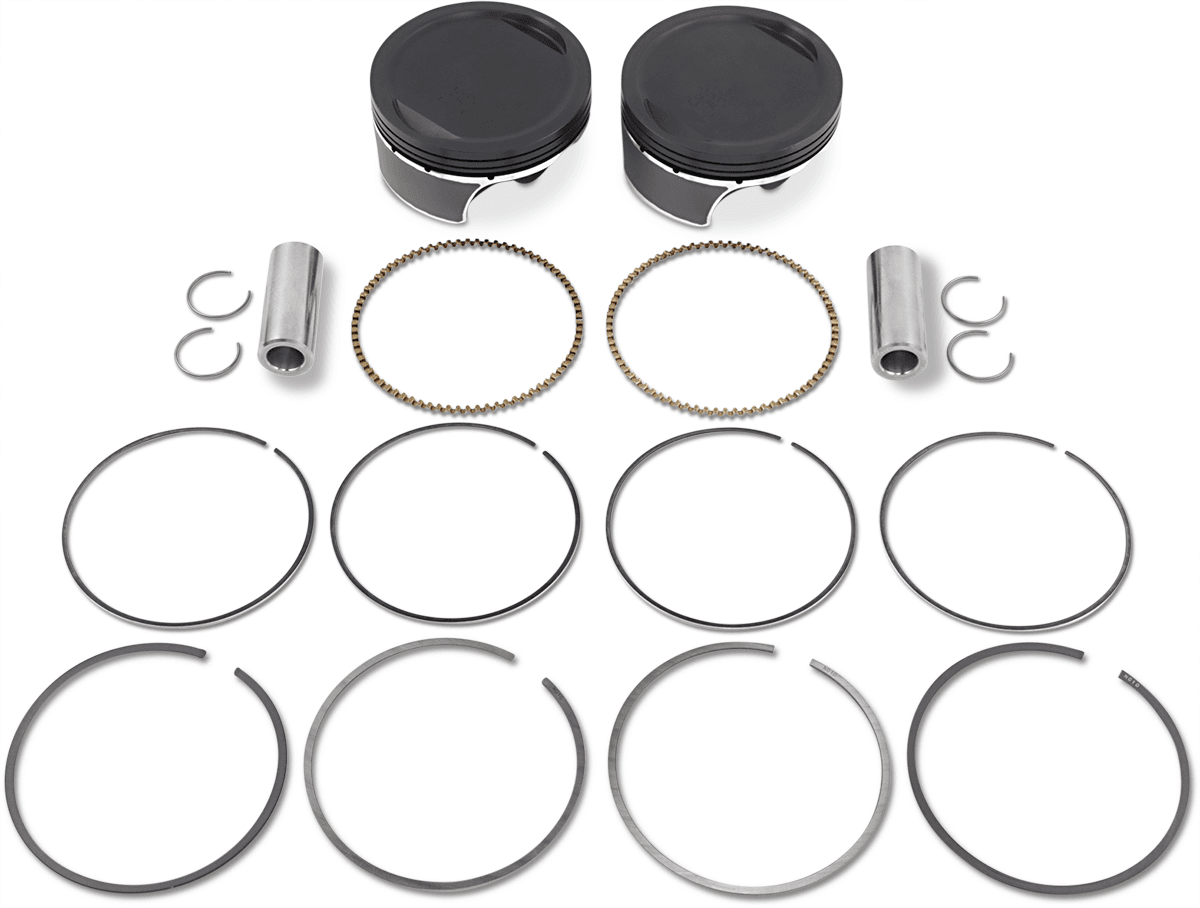 WISECO 0910-1998 Piston Kit - 3.885" - 103 Cubic Inch | 96 Cubic Inch Bored to 103 Cubic Inch - Twin Cam